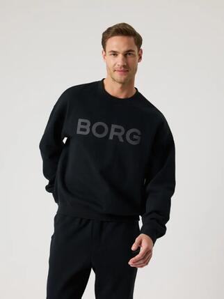 bjorn_borg BORG OVERSIZED LOGO SWEATSHIRT noir