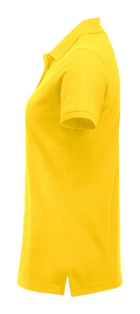clique Dames Polo Manhattan - jacquard-strepen kraag, geribde boorden 3/4