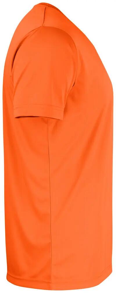 clique Basic Active-T T-shirt Uomo 100% poliestere – Visibility Orange 5/7