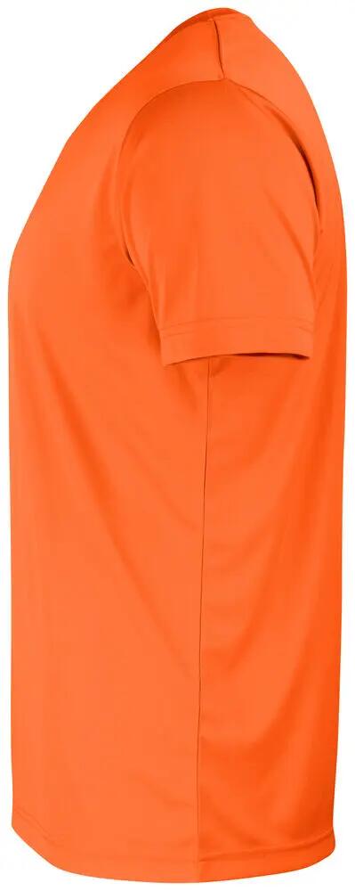 clique Basic Active-T T-shirt Uomo 100% poliestere – Visibility Orange 4/7