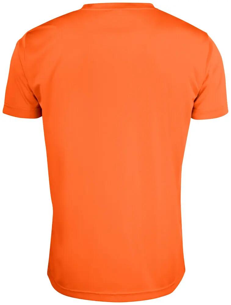 clique Basic Active-T T-shirt Uomo 100% poliestere – Visibility Orange 3/7