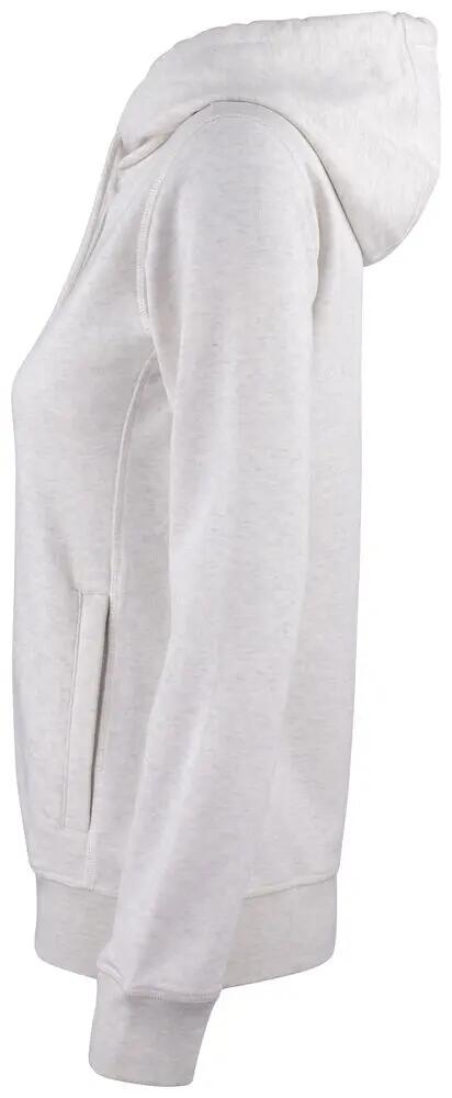clique Premium OC Hoody Full Zip Women – hoodie em algodão orgânico 3/4