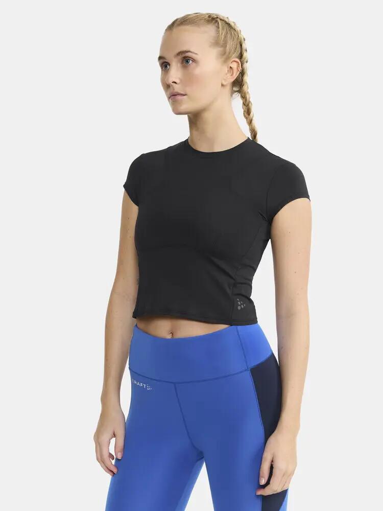 craft ADV Tone Cropped Tee W – T-shirt training aderente corta 3/6
