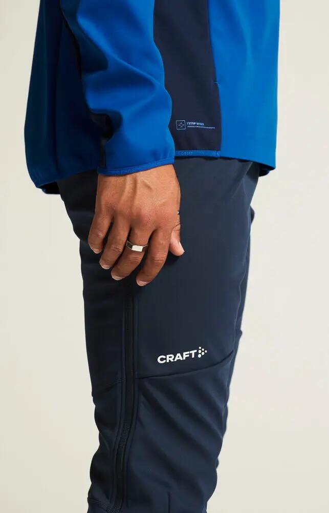 craft CORE Essence Nordic FZ Pants M — pantalon softshell imper-respirable 4/7
