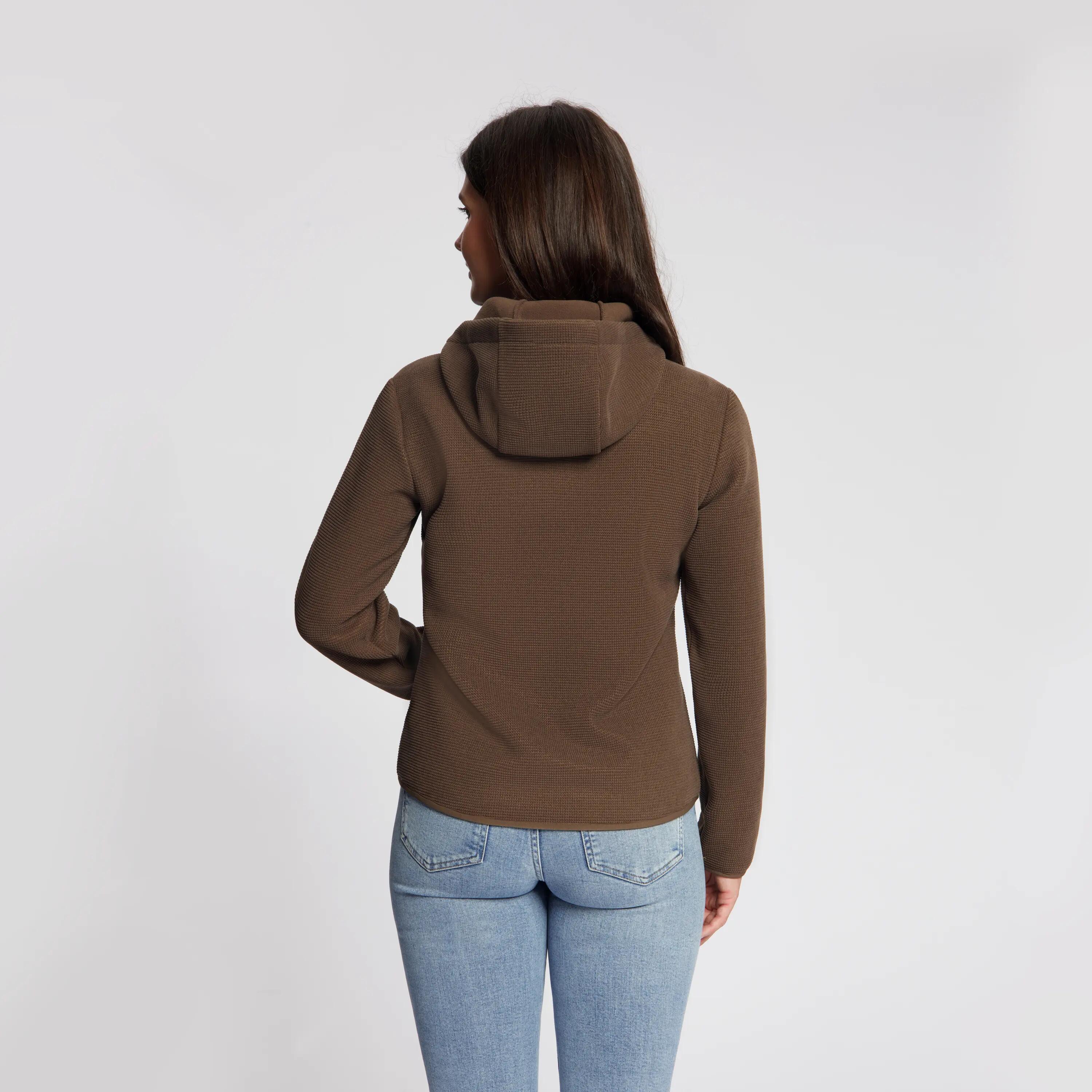 Tilde Femme - Veste d'extérieur - Polaire - Marron foncé 3/6