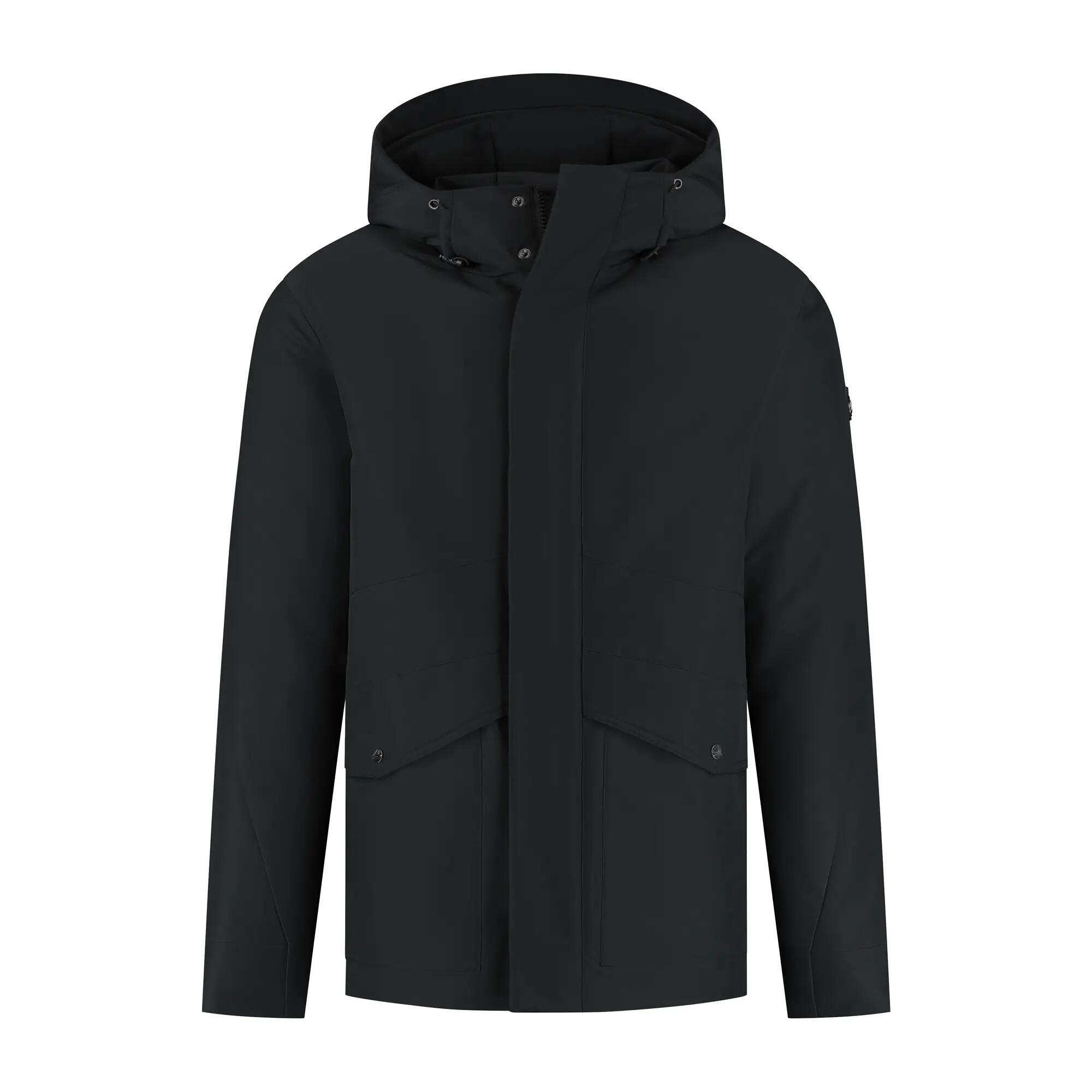 Sune Homme - Veste d'hiver Hardshell - Imperméable - Noir 4/6