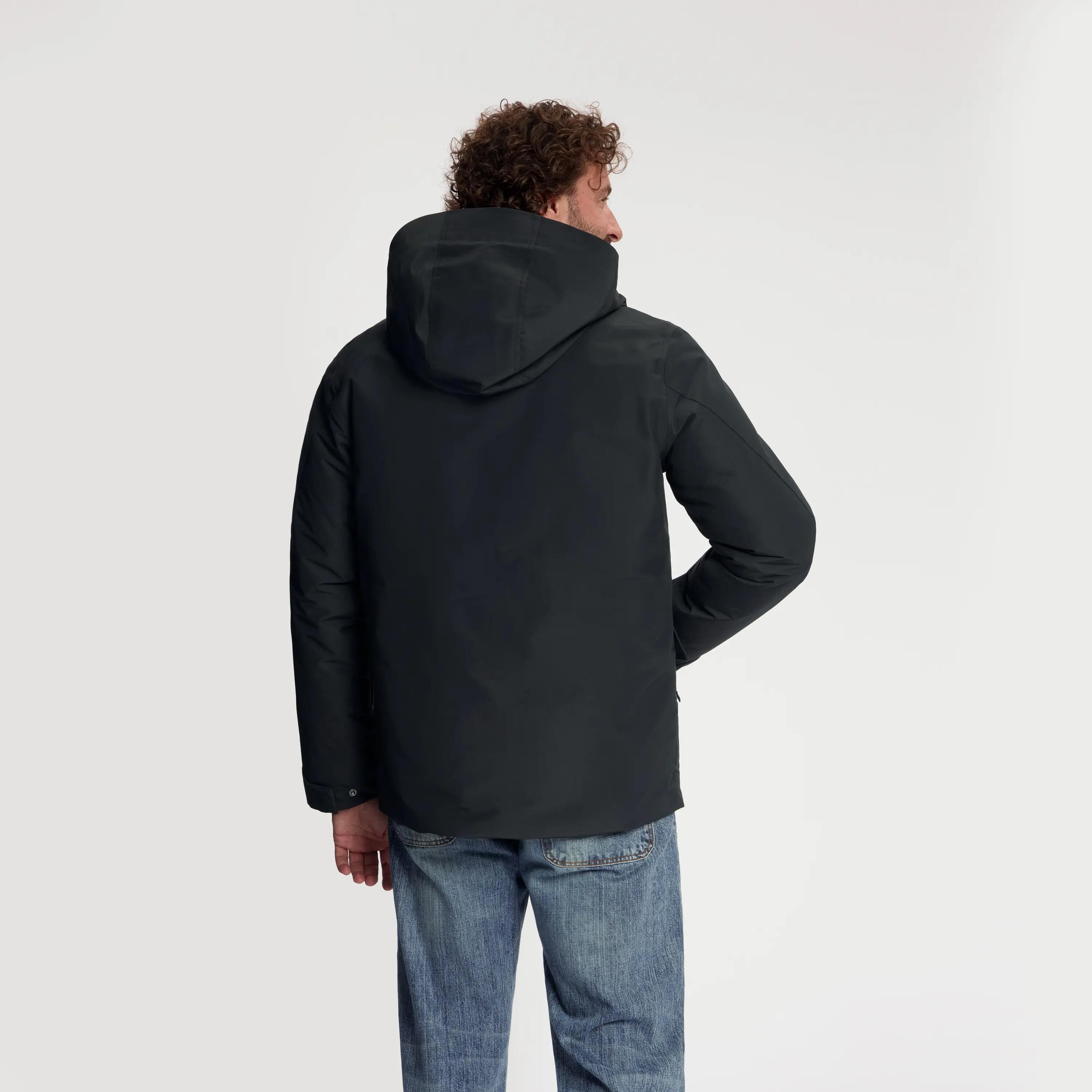 Sune Homme - Veste d'hiver Hardshell - Imperméable - Noir 3/6
