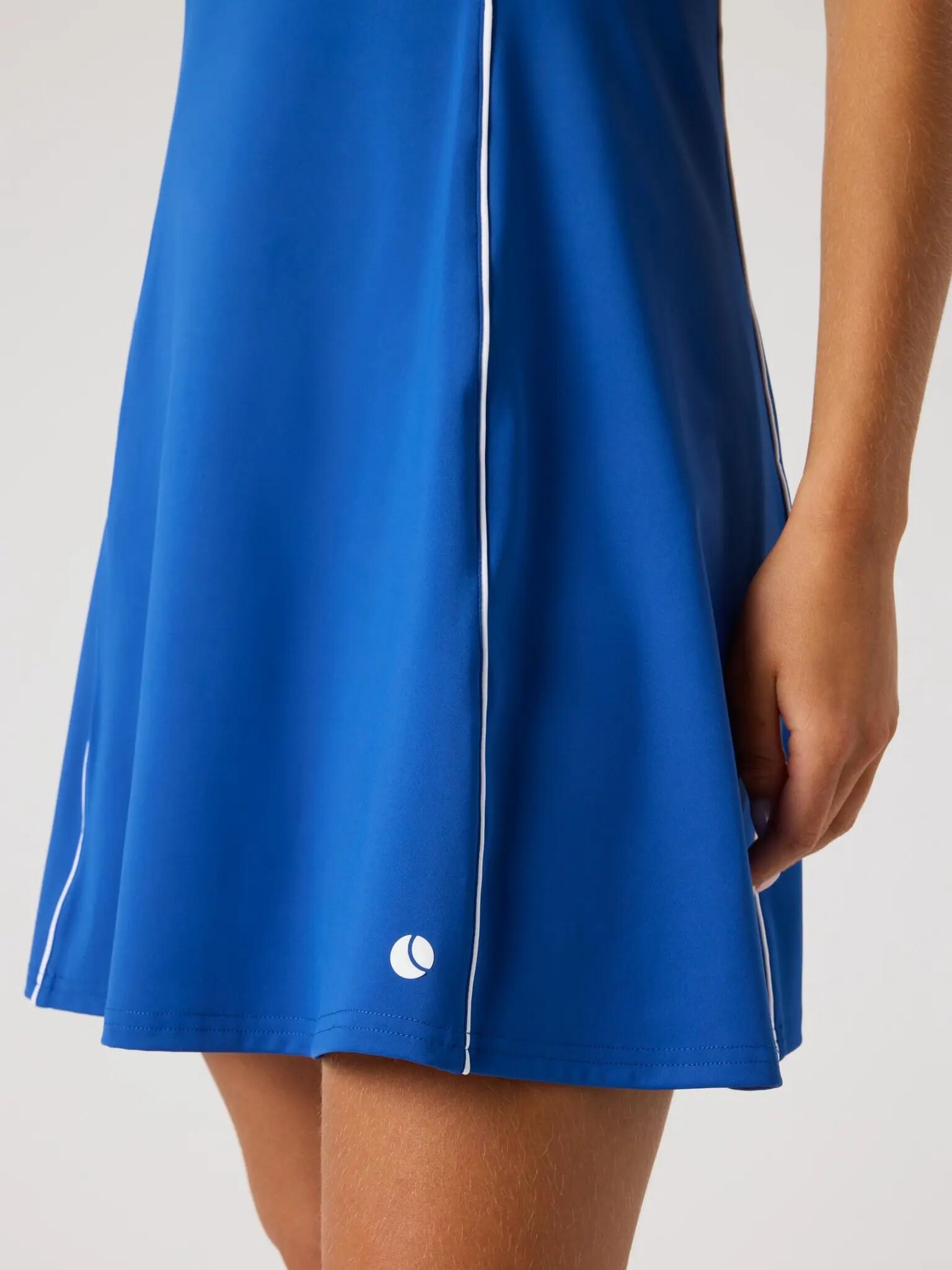 bjorn_borg ACE SCOOPED RACERBACK DRESS em poliamida reciclada – MONACO BLUE 5/5