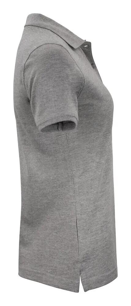clique Classic OC Polo Mulher 100% algodão orgânico cinzento mesclado 4/4