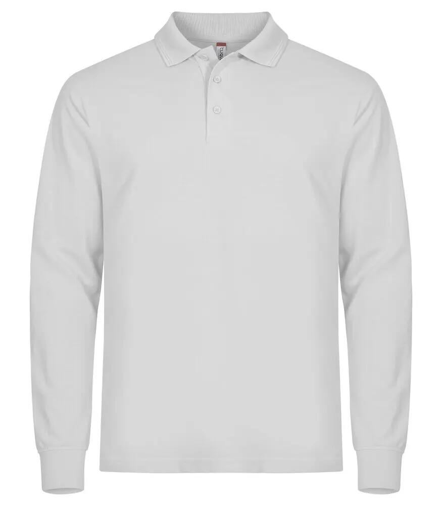 clique Polo Manhattan L/S manches longues pour homme, blanc 1/4