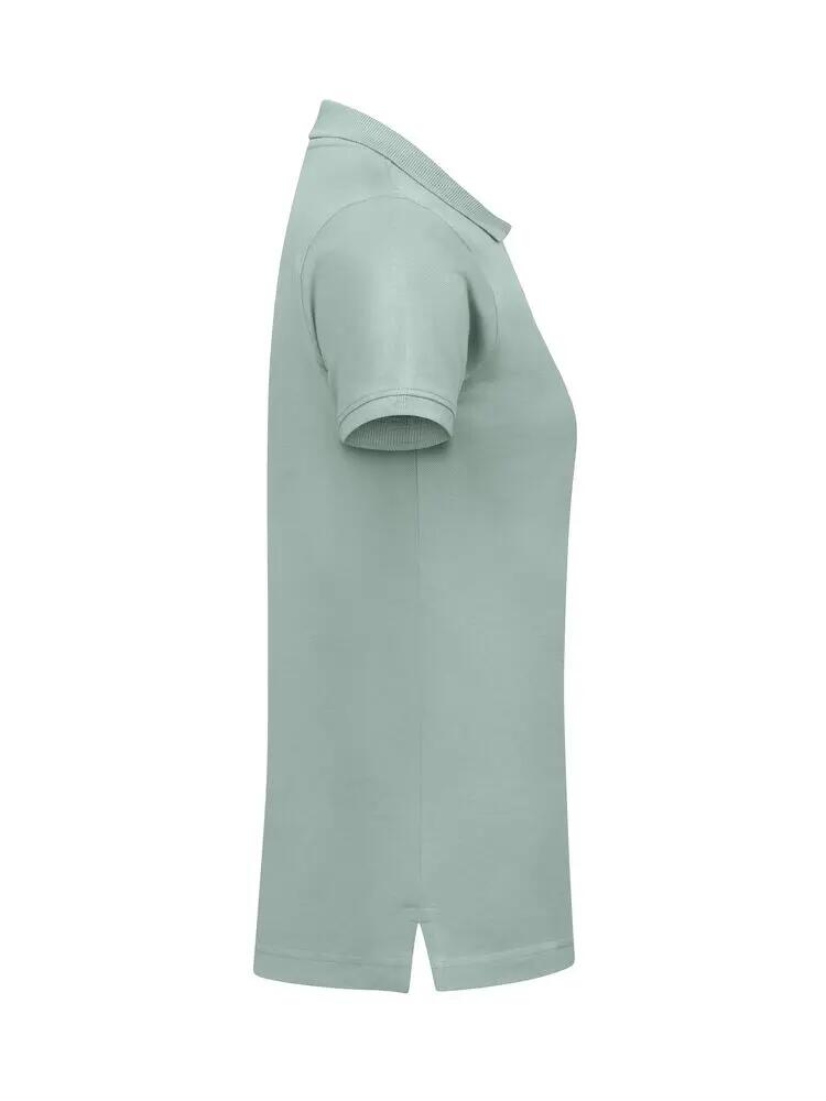 clique Classic Marion S/S polo mulher — corte moderno, algodão 4/4