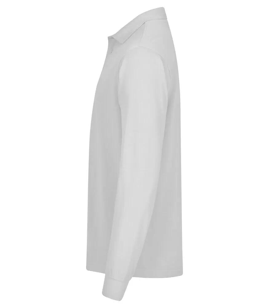 clique Polo Manhattan L/S manches longues pour homme, blanc 4/4