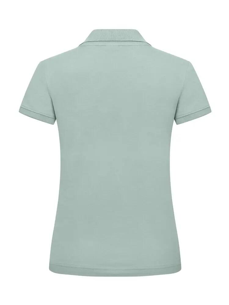 clique Classic Marion S/S polo mulher — corte moderno, algodão 3/4