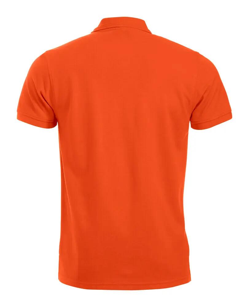 clique Polo Manhattan heren — blood orange, katoen-polyester mix 2/4