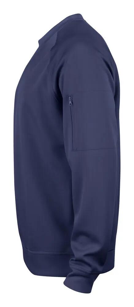 clique Basic Active Roundneck Sweatshirt aus 100% Polyester 3/4
