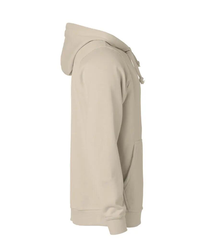 clique Basic Hoody unisexo, 65% poliéster/35% algodão, light khaki 4/4