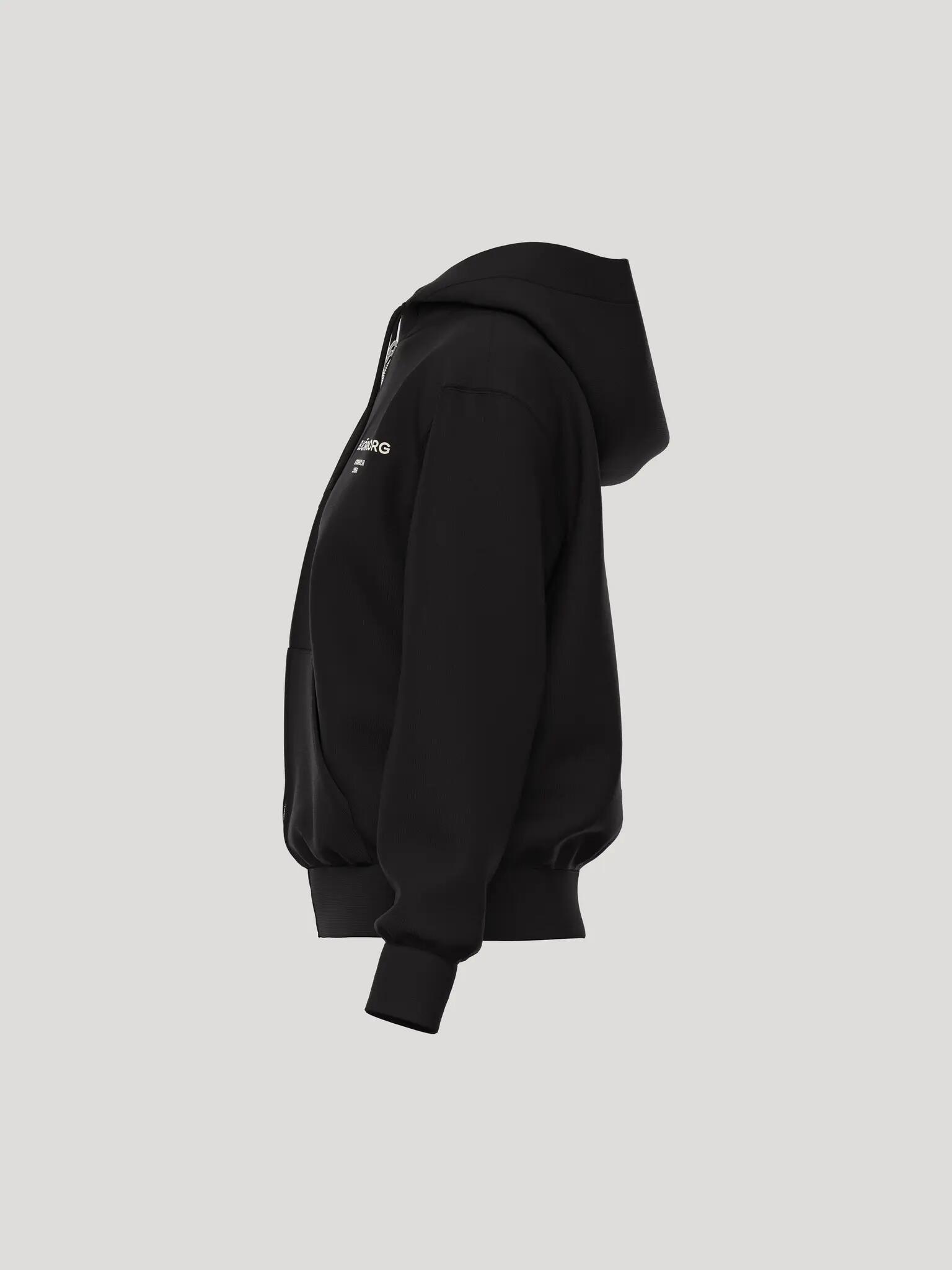 bjorn_borg BORG ESSENTIAL 1 ZIP HOODIE van gerecycled polyester 3/4