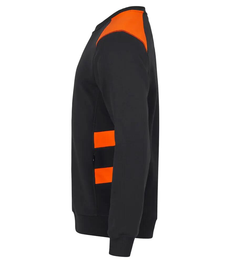 clique Ambition Roundneck sweatshirt unissexo alta visibilidade 3/4