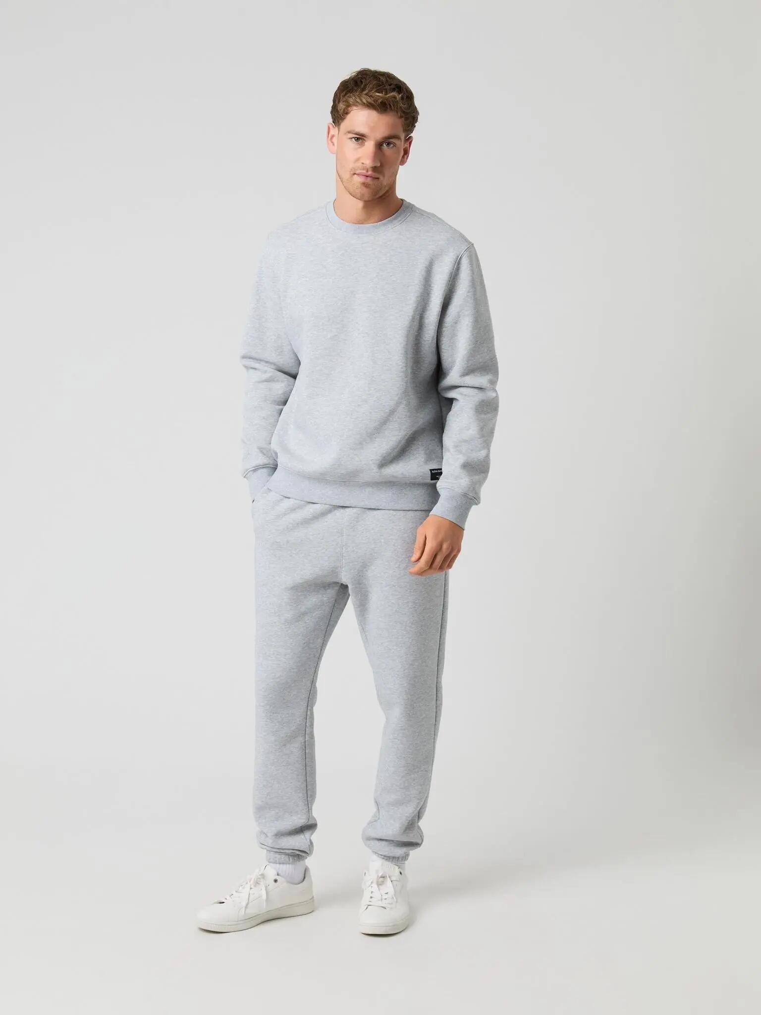 bjorn_borg CENTRE SWEATSHIRT homem LIGHT GREY MELANGE 3/5