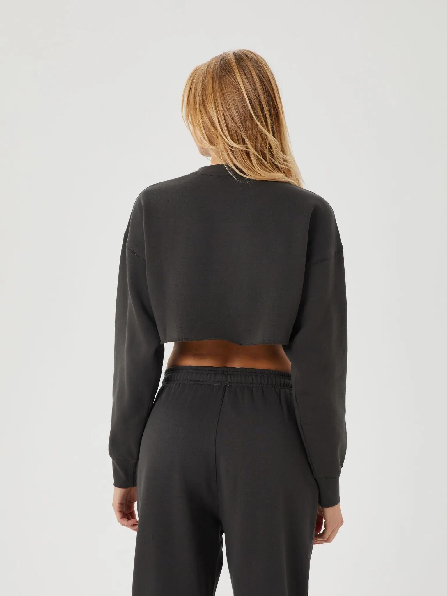 bjorn_borg STUDIO OVERSIZED CROPPED CREW — oversized, Farbe Peat 2/4