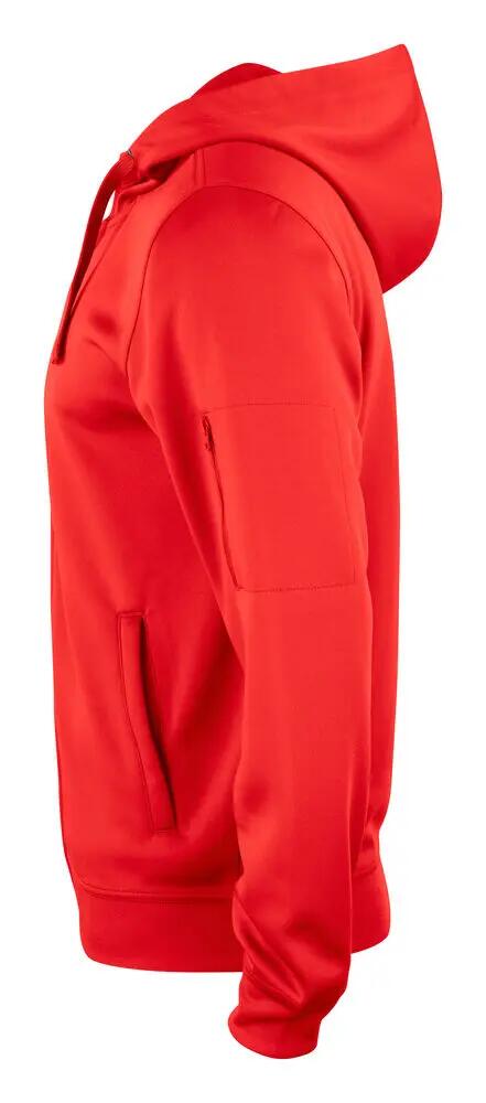 clique Basic Active Hoody Full Zip – sweat com capuz tingida no fio 3/4