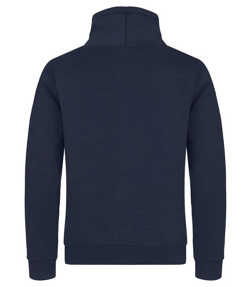 clique Hobart felpa collo alto in air-layer - Dark Navy 2/4