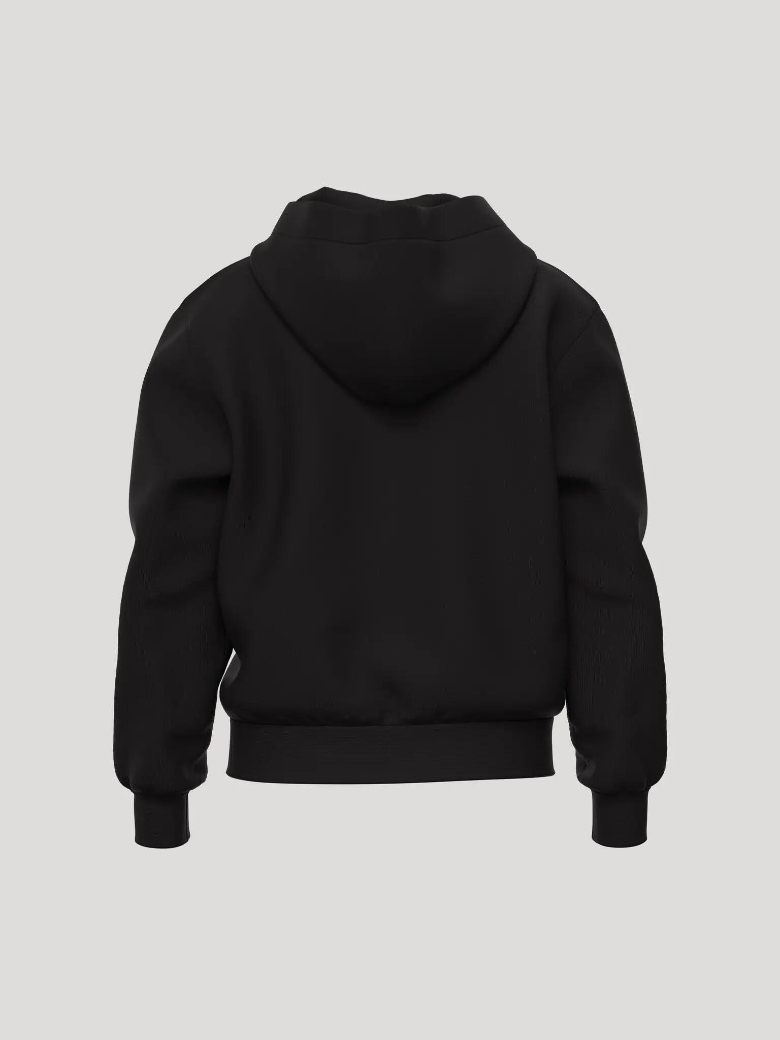 bjorn_borg BORG ESSENTIAL 1 HOODIE em poliéster reciclado - BLACK BEAUTY 2/4