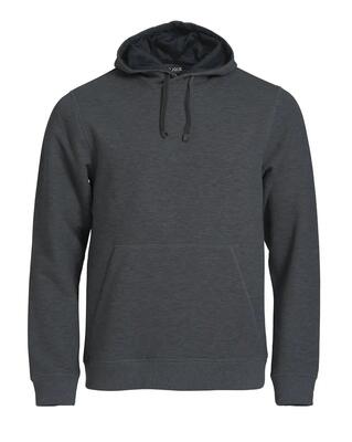Clique classic hoody – hoodie anthracite melange