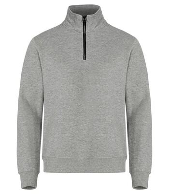 Clique classic half zip ½ zip sweater grijs melange