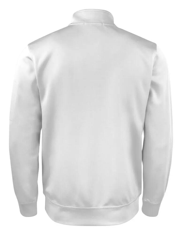 clique Basic Active Cardigan full zip in poliestere bianco 2/4