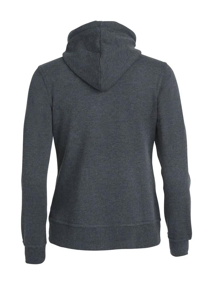 clique Basic Hoody Full Zip Women – Sweat com fecho antracite melange 2/4