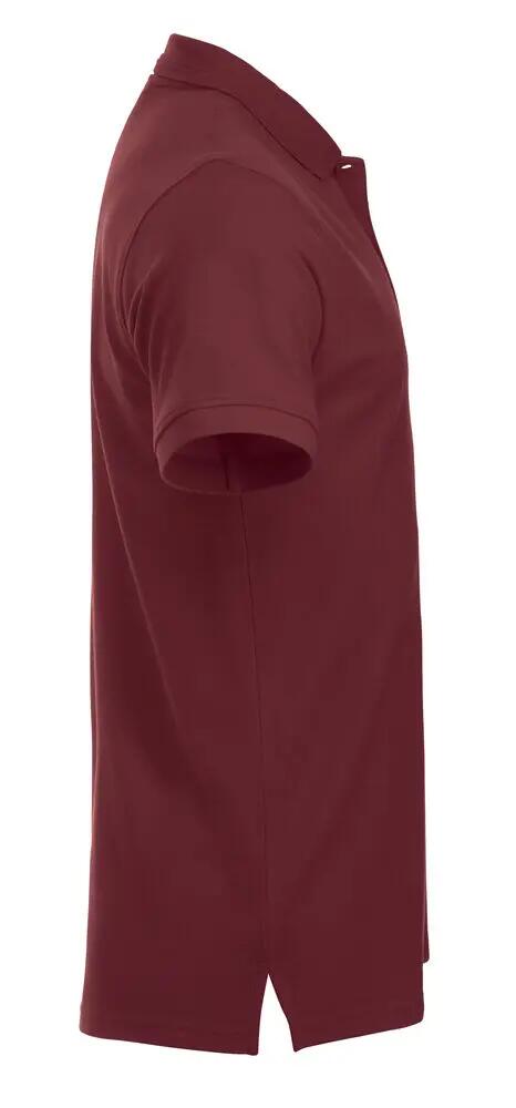 clique Polo Manhattan uomo — polsini a coste, righe jacquard al colletto 4/4