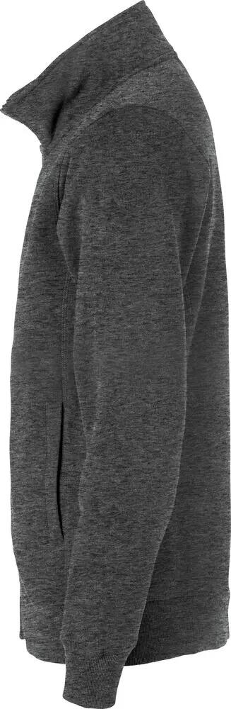 clique Classic Cardigan felpa, anthracite melange 3/4