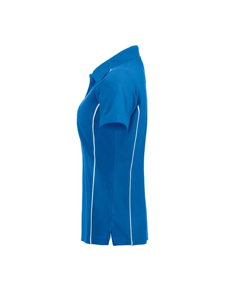 clique polo New Alpena in 100% cotone – royal blue 3/4