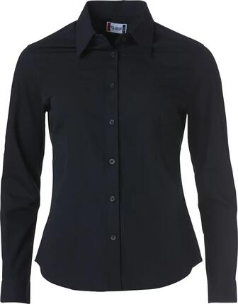 clique Clare - T-shirt manches longues femme en coton, traitement Easy Care