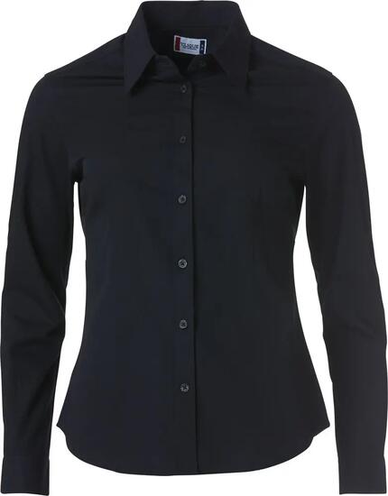 clique Clare - T-shirt manches longues femme en coton, traitement Easy Care