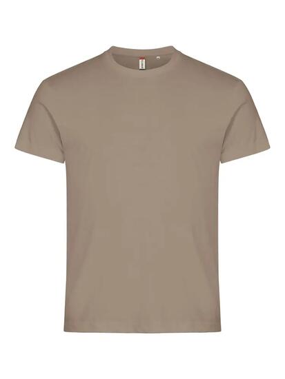 clique Basic-T Herren T-Shirt Slim Fit 100% Baumwolle - caffe latte