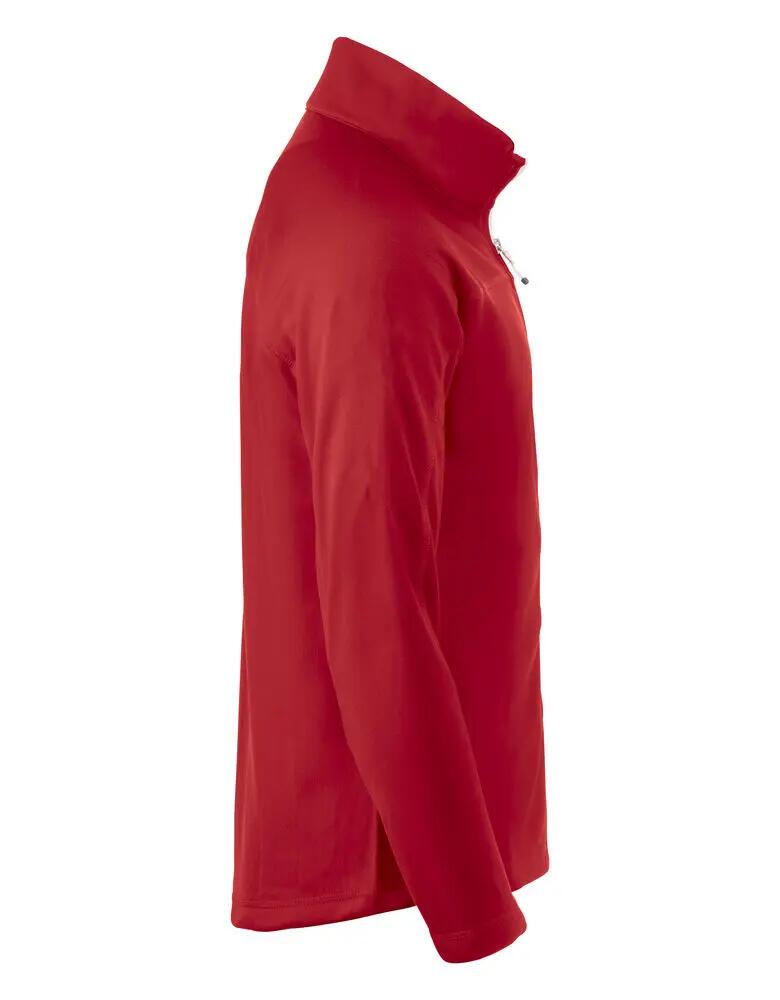 clique Ducan Giacca con zip unisex, interno spazzolato, rossa 2/4
