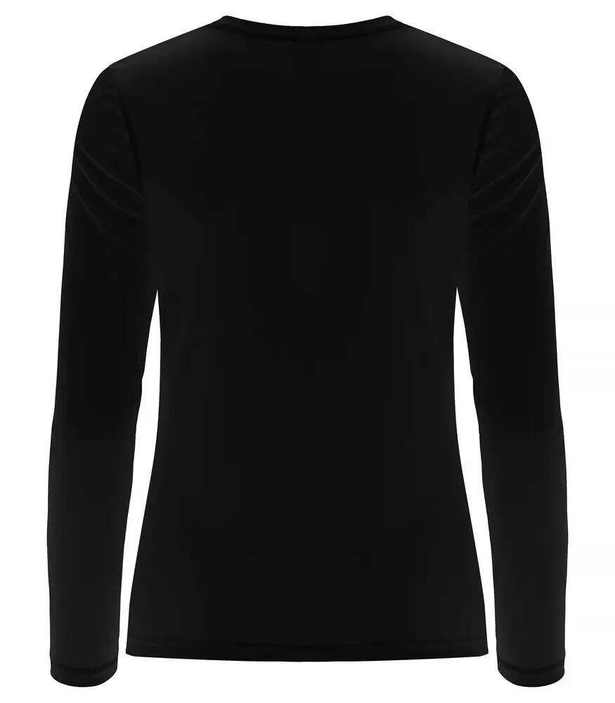 clique Basic Active-T L/S Women – Camiseta manga larga en polyester spun dyed 2/4
