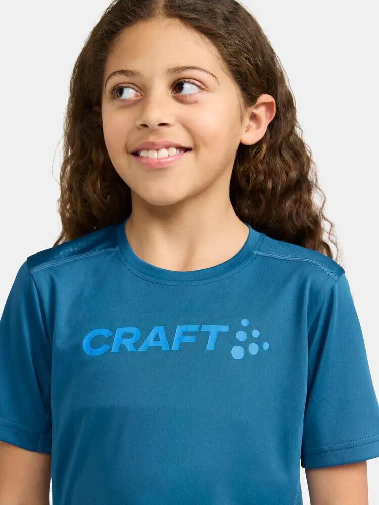 craft Rush SS Tee Jr T-shirt juvenil leve em poliéster 5/5