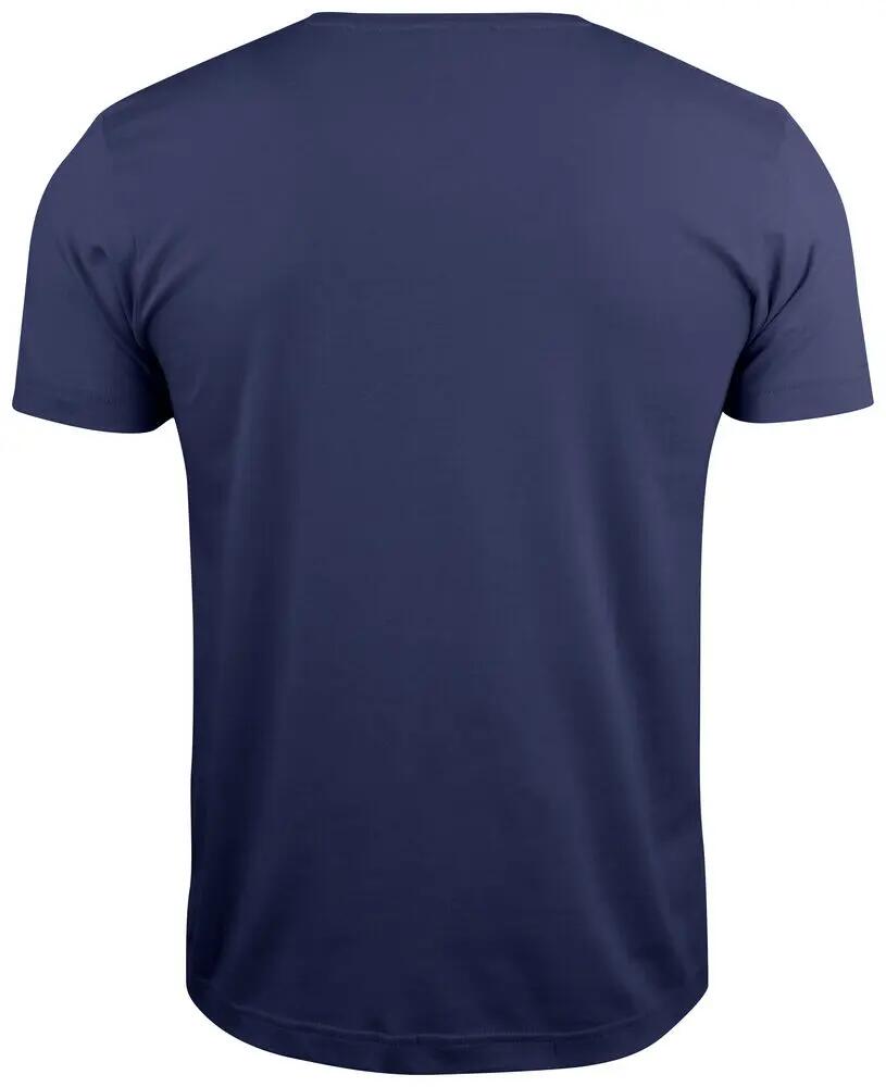 clique Basic-T V-neck camiseta cuello en V, algodón 100%, corte ajustado, dark 2/4