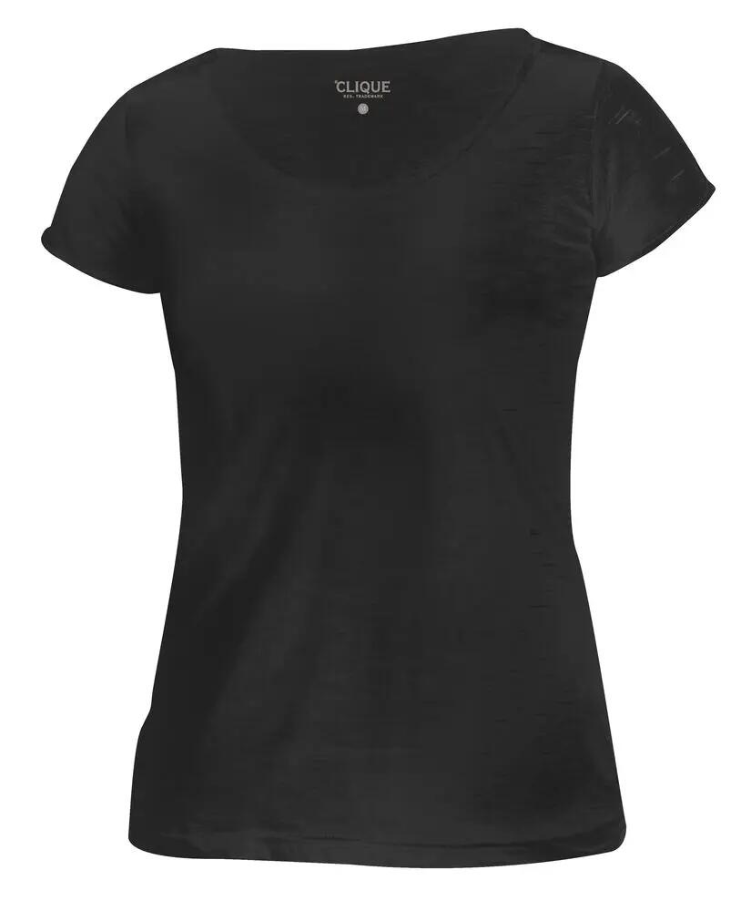 clique Derby-T Women t-shirt moderna em jersey slub 100% algodão 2/5