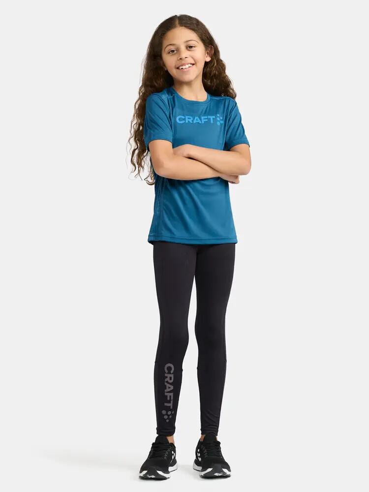 craft Rush SS Tee Jr T-shirt juvenil leve em poliéster 2/5