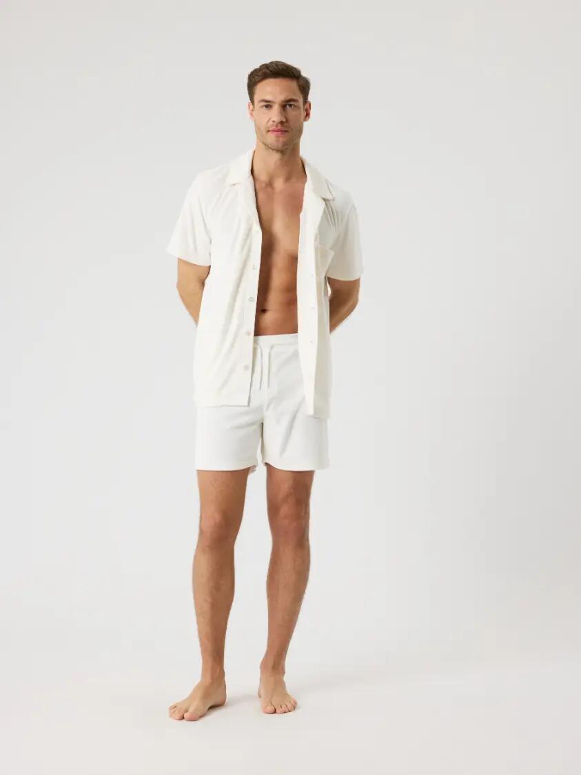 bjorn_borg BORG TOWELING POOL SHIRT couleur TOFU 3/5