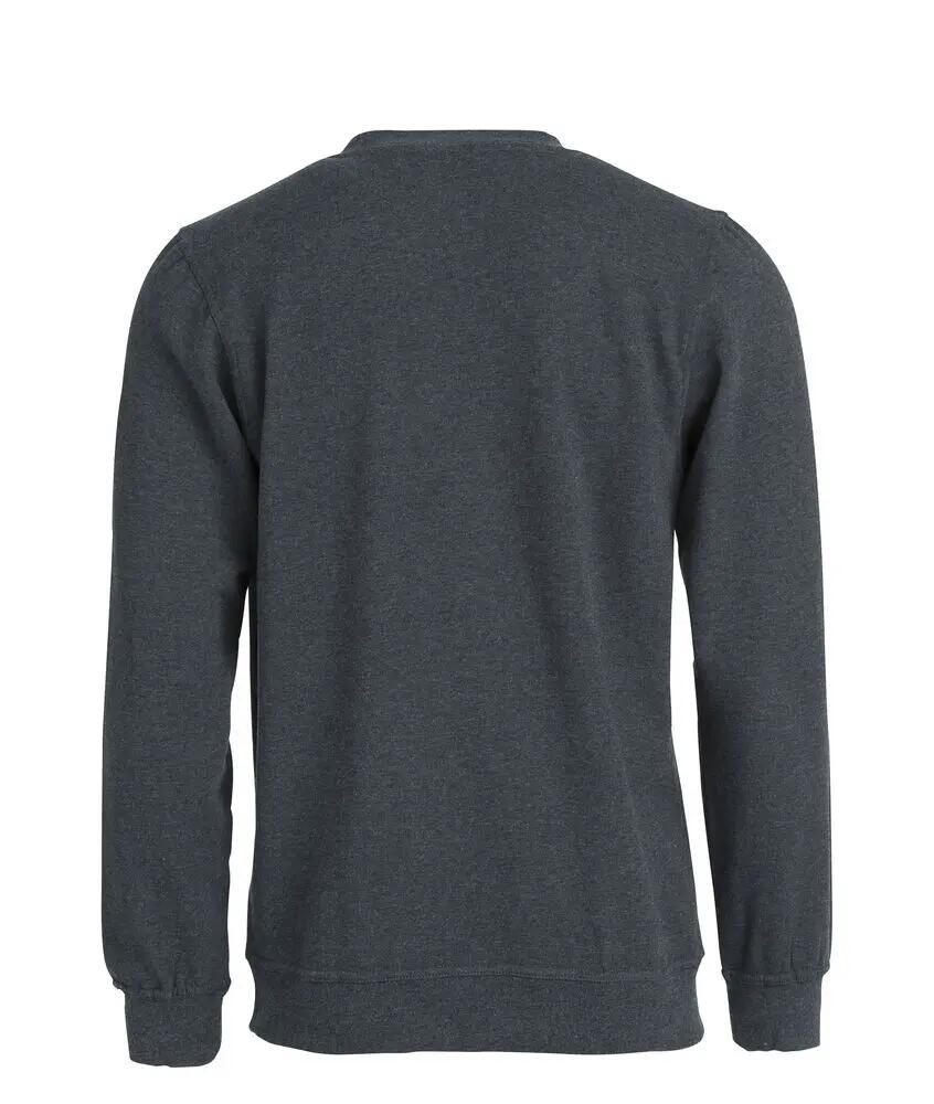 clique Basic Roundneck sweat unissexo – tecido macio com acabamento anti-pilling 2/4