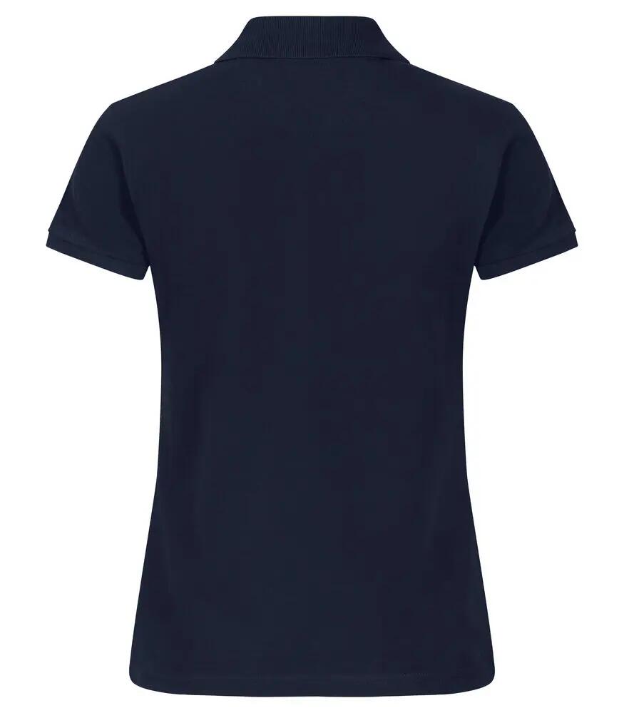 clique Heavy Premium Polo Women van gekamd katoen — dark navy 2/4