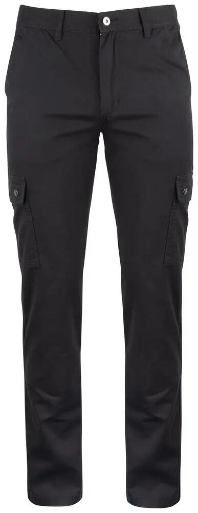 clique Pantalon cargo en twill – coupe droite, 100% coton 1/4