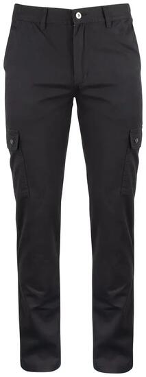clique Pantalon Cargo en coton 100% - Coupe droite, poches