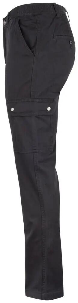 clique Pantalon cargo en twill – coupe droite, 100% coton 3/4