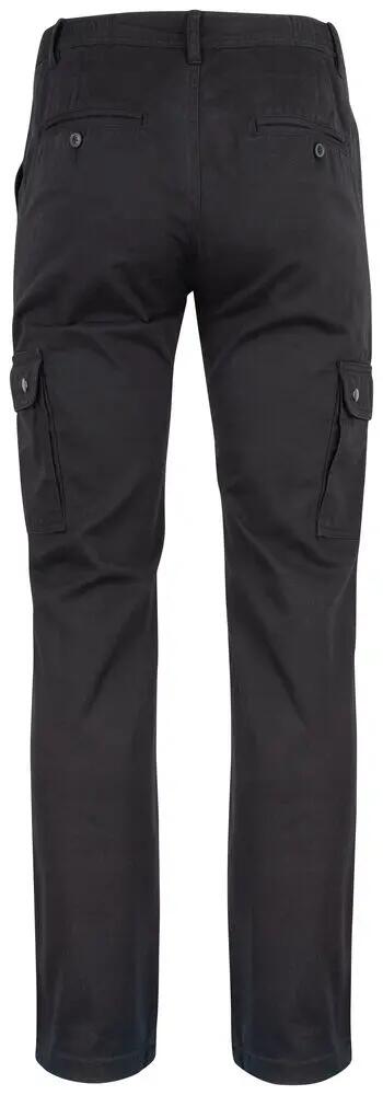 clique Pantalon cargo en twill – coupe droite, 100% coton 2/4